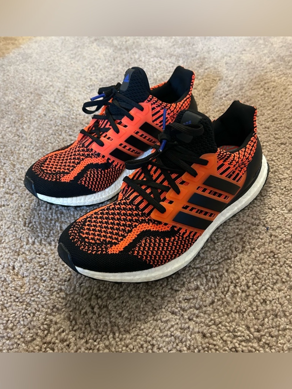 Adidas Ultraboost 5.0 DNA Solar Red And Core Black Shoes Men’s Size 10
